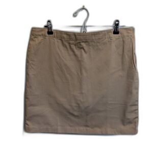 Girls Land's End Khaki Skort Size 14+